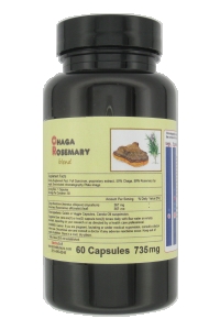 Buy Chaga Rosemary blend 400mg gel or veggie caps